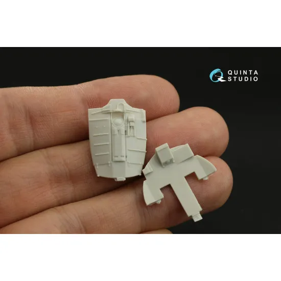 Quinta Studio QD48214 - 1/48 F-15C PAD-upgraded 3D-Printed & Coloured Interior on Decal Paper with Resin Parts (GWH)