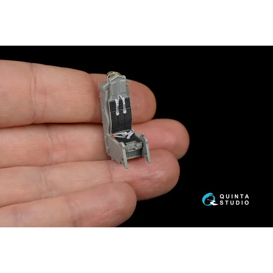 Quinta Studio QD48214 - 1/48 F-15C PAD-upgraded 3D-Printed & Coloured Interior on Decal Paper with Resin Parts (GWH)