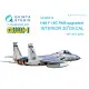 Quinta Studio QD48214 - 1/48 F-15C PAD-upgraded 3D-Printed & Coloured Interior on Decal Paper with Resin Parts (GWH)