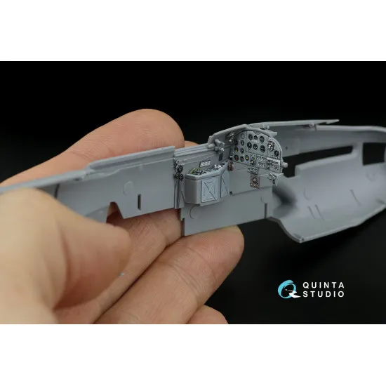 Quintas Studio QD48236 - 1/48 IL-2 1943 (two-seat) 3D Printed & Coloured Interior on Decal Paper (Zvezda)