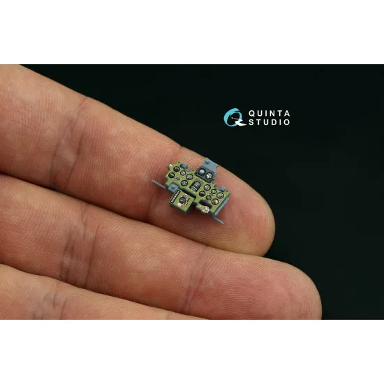 Quintas Studio QD48239 - 1/48 A6M2 Zero 3D-Printed & Coloured Interior on Decal Paper (Eduard)