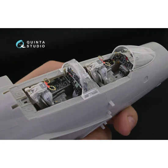 Quintas studios QD32035 1/32 F-4C 3D-Printed and coloured Interior on decal paper for Tamiya kit