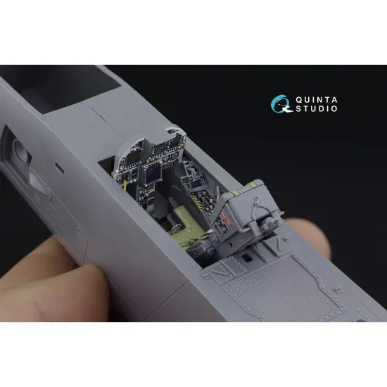 Quinta studio QD32101 - 1/32 F/A-18 Early 3D-Printed & Coloured Interior on Decal Paper (Academy)