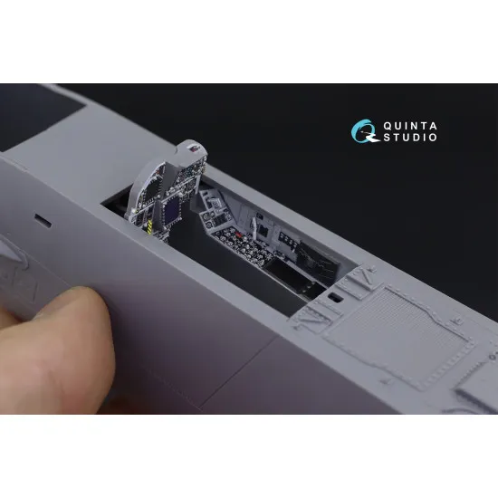 Quinta studio QD32101 - 1/32 F/A-18 Early 3D-Printed & Coloured Interior on Decal Paper (Academy)