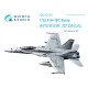 Quinta studio QD32101 - 1/32 F/A-18 Early 3D-Printed & Coloured Interior on Decal Paper (Academy)