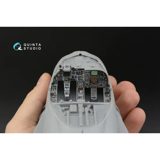 Quintas studio QD32107 - 1/32 A-6E TRAM Intruder 3D-Printed & Coloured Interior on Decal Paper (Trumpeter)