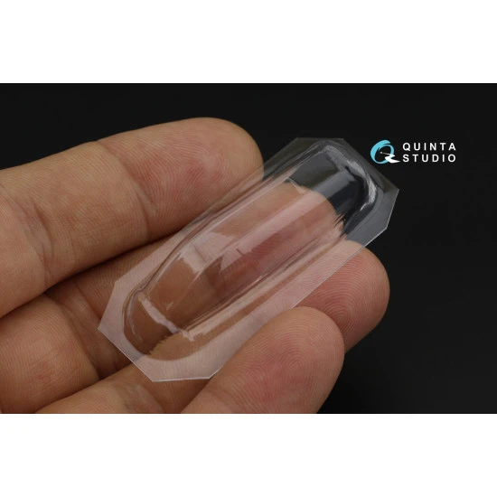 Quinta's studio's QC72028 - 1/72 AH-1G Cobra vacuumed clear canopy for AZ model kit