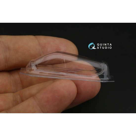 Quinta's studio's QC72028 - 1/72 AH-1G Cobra vacuumed clear canopy for AZ model kit