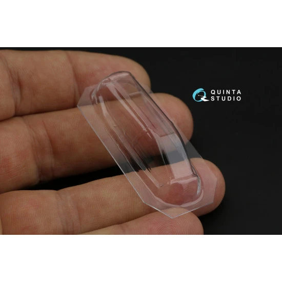 Quinta's studio's QC72028 - 1/72 AH-1G Cobra vacuumed clear canopy for AZ model kit