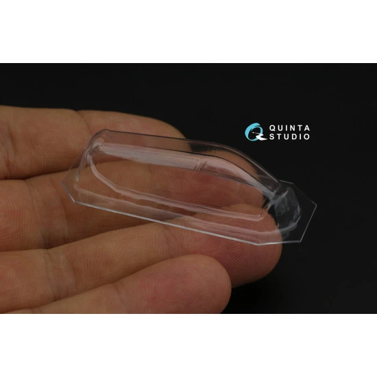 Quinta's studio's QC72028 - 1/72 AH-1G Cobra vacuumed clear canopy for AZ model kit