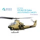 Quinta's studio's QC72028 - 1/72 AH-1G Cobra vacuumed clear canopy for AZ model kit