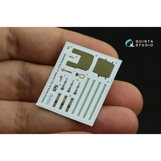 Quinta's studio's QR48016 - 1/48 SJU-17 ejection seat for F/A-18 family for Kinetic model kit