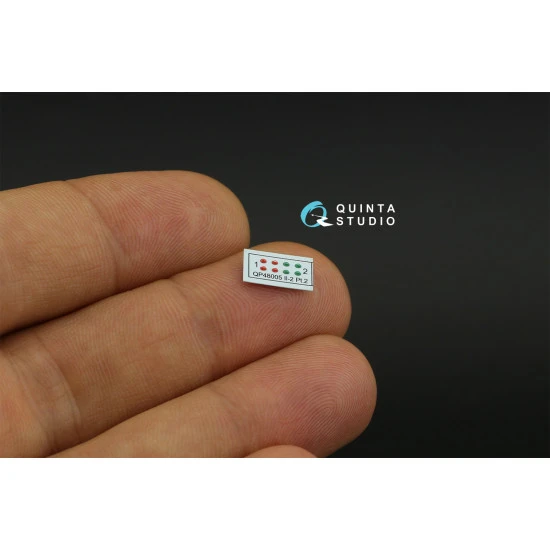 Quinta's studio's QP48005 - 1/48 IL-2 (single seater) lights, hatches and panels for Zvezda model kit