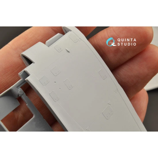 Quinta's studio's QP48005 - 1/48 IL-2 (single seater) lights, hatches and panels for Zvezda model kit