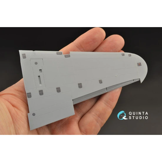 Quinta's studio's QP48005 - 1/48 IL-2 (single seater) lights, hatches and panels for Zvezda model kit