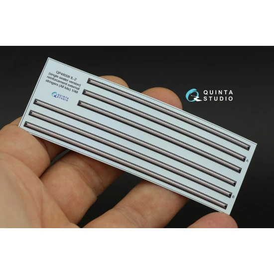Quinta's studio's QP48008 - 1/48 IL-2 (single seater) reinforcement external stringers (All kits)