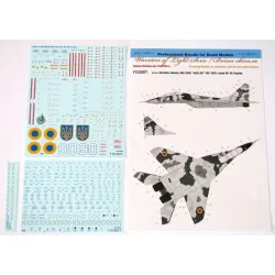 Us Stock Foxbot Decals 32-014 - 1/32 Mikoyan Mig-29ub, Ukranian Air Forces, Digital Camouflage