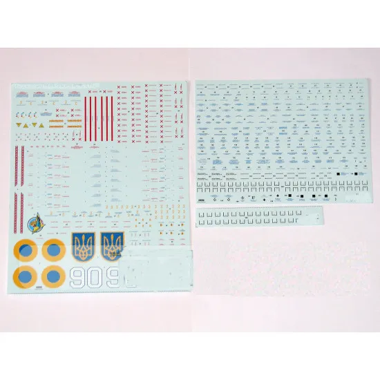 Foxbot Decals 32-014A - 1/32 Mikoyan MiG-29UB, Ukranian Air Forces, digital camouflage (decals with masks)