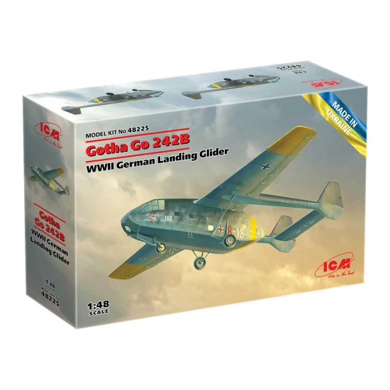 ICM 48225 - 1/48 Gotha Go 242B WWII German Landing Glider, scale plastic model kit