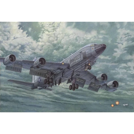 Roden 349 - 1/144 Boeing RC-135V/W Rivet Joint, scale plastic model kit Roden 349 - 1/144 Boeing RC-135V/W Rivet Joint, scale plastic model kit