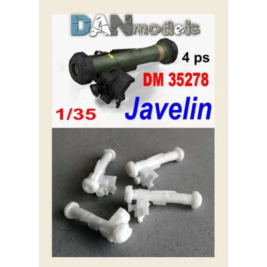 Dan Models 35278 - 1/35 - FGM-148 Javelin (4 pcs) 3d resin