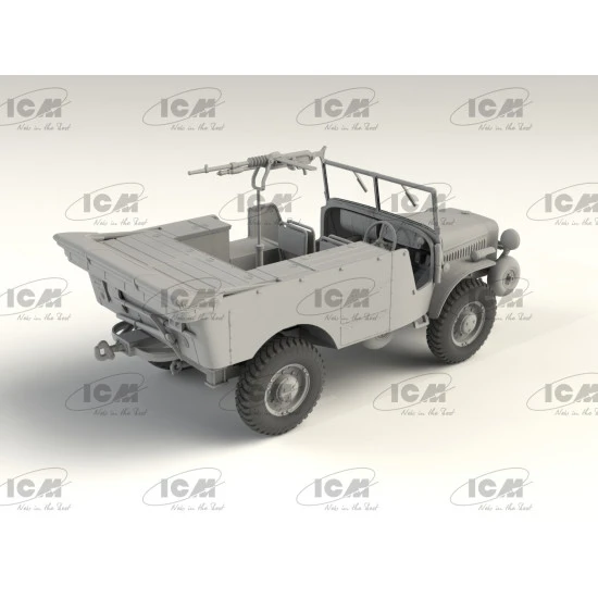 ICM 35572 - 1/35 Laffly V15T with Hotchkiss machine gun, scale plastic model kit