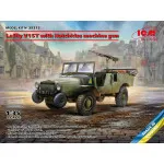 ICM 35572 - 1/35 Laffly V15T with Hotchkiss machine gun, scale plastic model kit