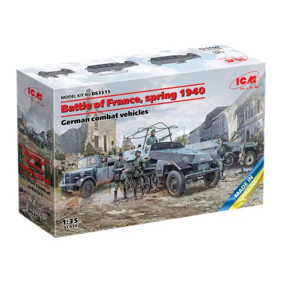 ICM DS3515 - 1/35 Battle of France, spring 1940, scale plastic model kit