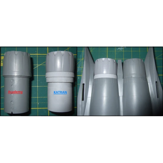 Katran 4836 1/48 F-15K Slam Eagle first batch Exhaust Nozzles engine F110-GE129