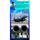 Katran 4837 1/48 F-15K Slam Eagle first batch Exhaust Nozzles engine F110-GE129