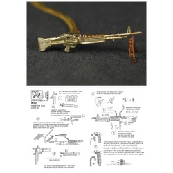 Mini World 4865a - 1/48 M60 machine gun (USA) new, scale model kit