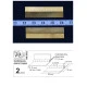 Mini World MW0022 - 1/32, 1/48, 1/72 Continuous piano hinges ( 2 pieces ) new
