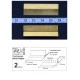 Mini World MW0025 - 1/32, 1/48, 1/72, Continuous piano hinges ( 2 pieces ) new