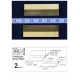 Mini World MW0026 - 1/144, 1/32, 1/48, Continuous piano hinges ( 2 pieces ) new