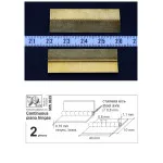 Mini World MW0029 - 1/32, 1/48, 1/72 Continuous piano hinges ( 2 pieces ) new