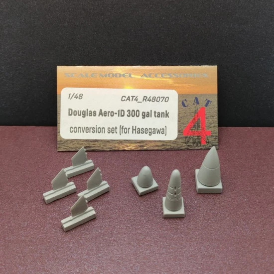 CAT4-R48070 - 1/48 Douglas Aero-1D 300 gal tank conversion set (for Hasegawa)