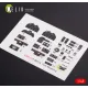 Us Stock Kelik K48013 - 1/48 Scale F-82 Twin Mustang Interior 3d Decals For Modelsvit Kit