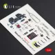Kelik K48014 - 1/48 P-47M Thunderbolt interior 3D decals for Tamiya kit