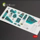 Kelik K48023 - 1/48 MI-24V interior 3D decals for scale model kit