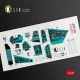 Kelik K48024 - 1/48 MI-24P interior 3D decals for Zvezda scale model kit