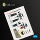 Kelik K72006 - 1/72 F-4J Phantom II interior 3D decals for FineMolds kit Kelik K72006 - 1/72 F-4J Phantom II interior 3D decals for FineMolds kit