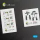 Kelik K72008 - 1/72 F-4E Phantom II interior 3D decals for FineMolds kit
