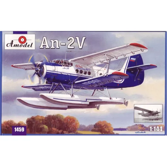 Antonov An-2V floatplane (Antonov design bureau) 1/144 Amodel 1459