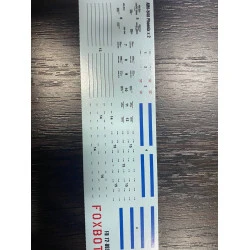 Foxbot 72-065 - 1/72 Missile AIM-54A Phoenix Stencils, scale model kit