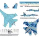 Us Stock Foxbot 48-085t 1/48 Sukhoi Su-27p Part 2 Ukranian Air Forces, Digital Camouflage