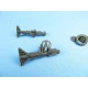 Metallic Details MDR48138 - 1/48 SR-71 Blackbird. Landing gears (for Revell kit)