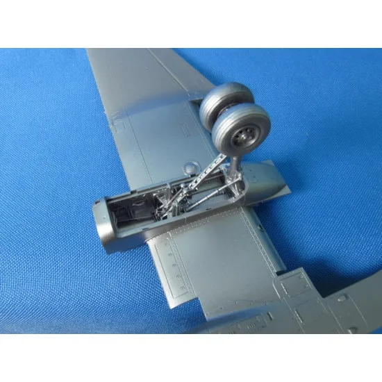 Metallic Details MDR48141 - 1/48 IA 58 Pucara. Landing gears (for Kinetic model kit)