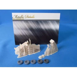 Metallic Details MDR48141 - 1/48 IA 58 Pucara. Landing gears (for Kinetic model kit)