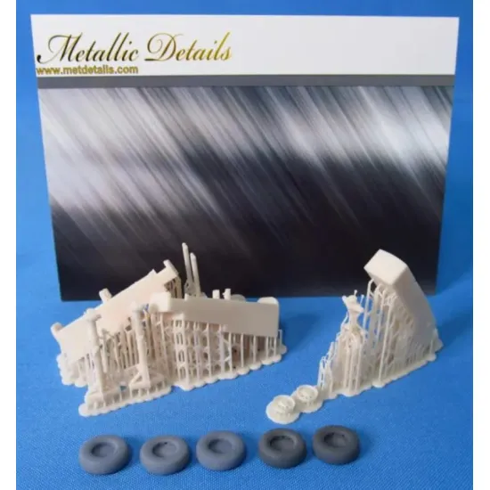 Us Stock Metallic Details Mdr48141 - 1/48 Ia 58 Pucara. Landing Gears For Kinetic Model Kit