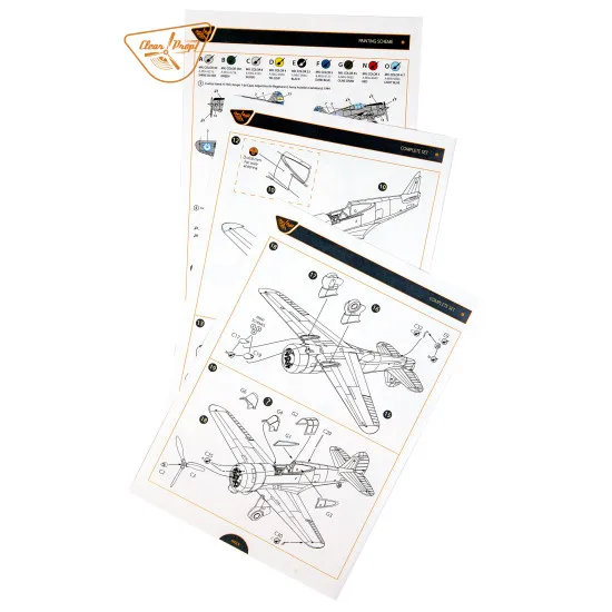 Clear Prop CP72021 - 1/72 H-75O Hawk, STARTER KIT, scale model kit